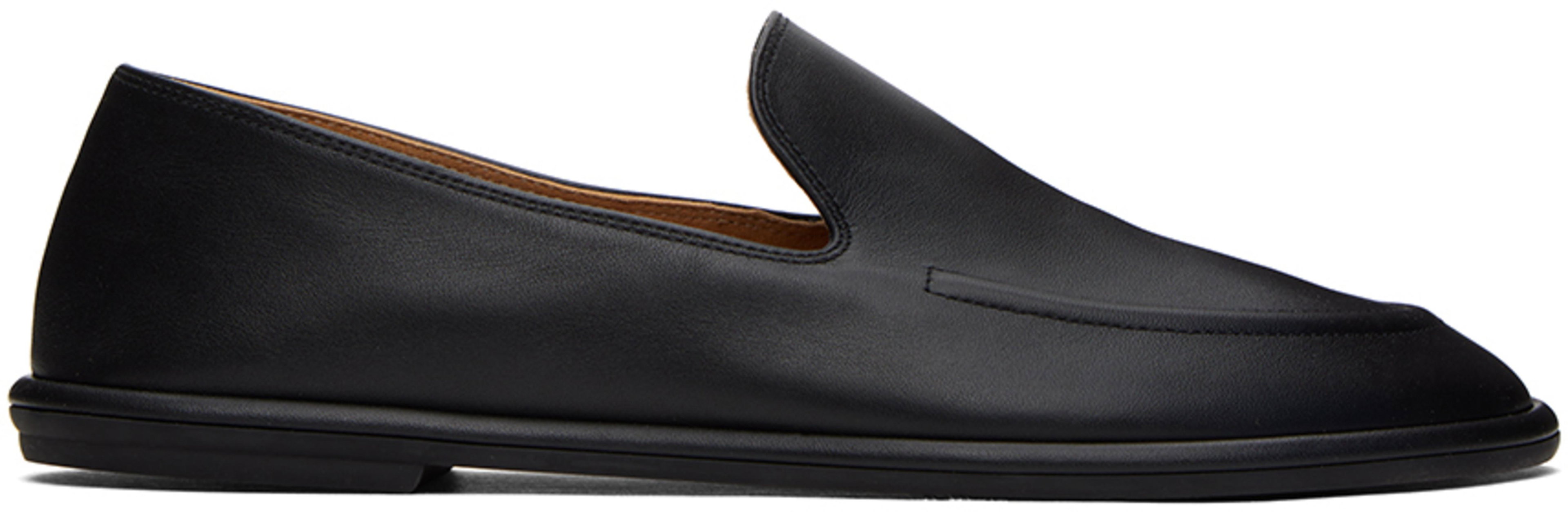 Black Canal Loafers by THE ROW