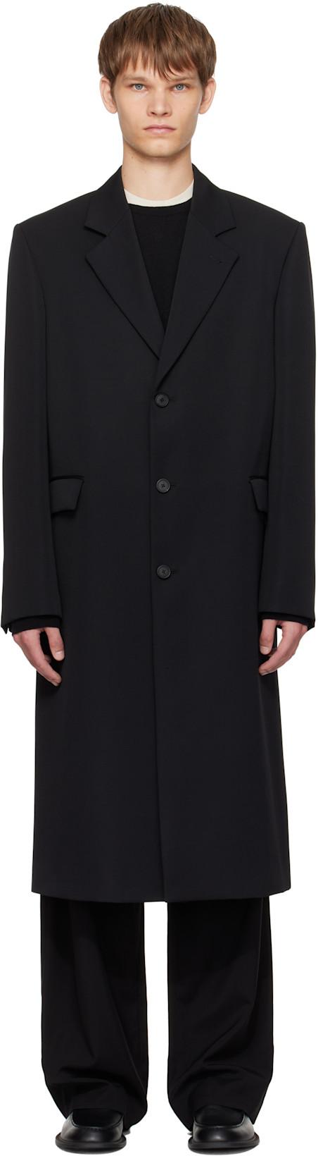 Black Compa Coat by THE ROW