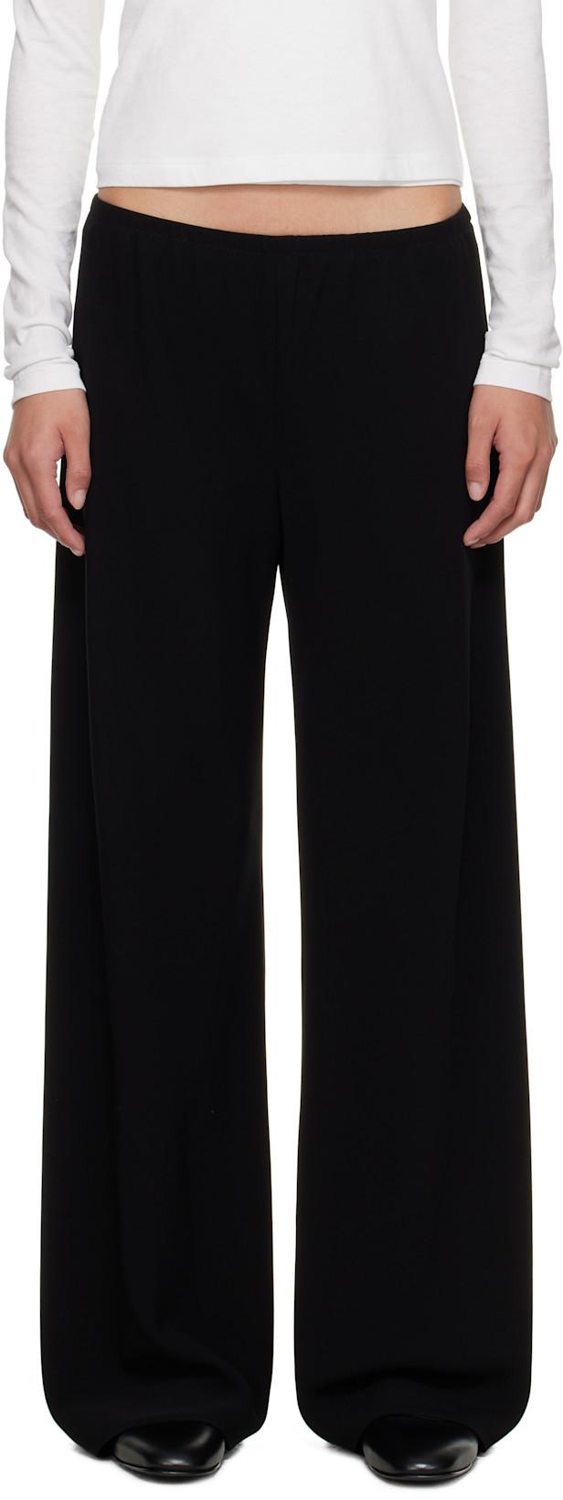 Black Gala Trousers by THE ROW
