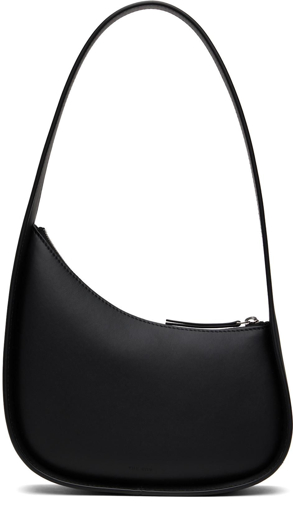 Black Half Moon Bag by THE ROW