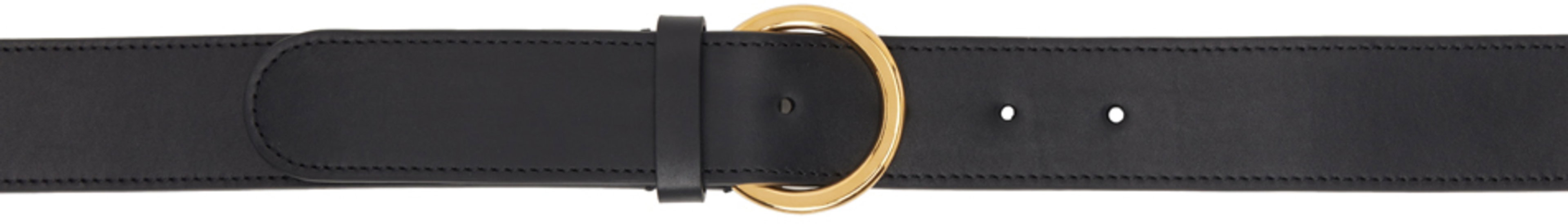 Black Half Moon Belt by THE ROW