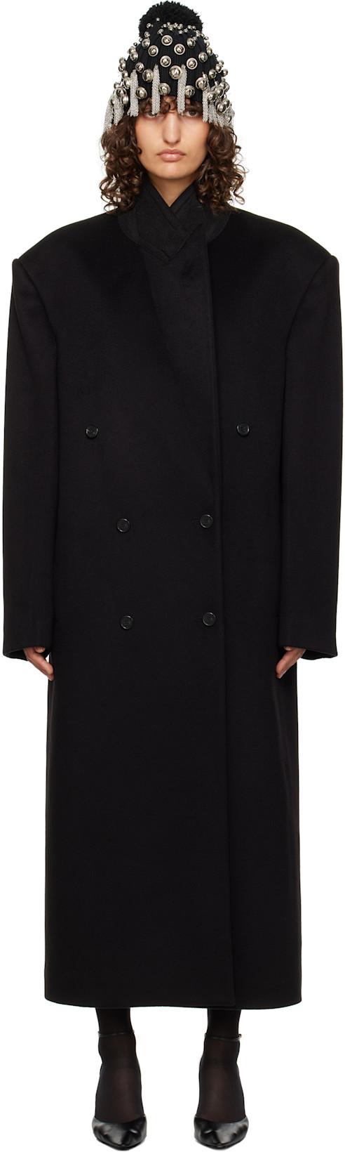 Black Harisi Coat by THE ROW