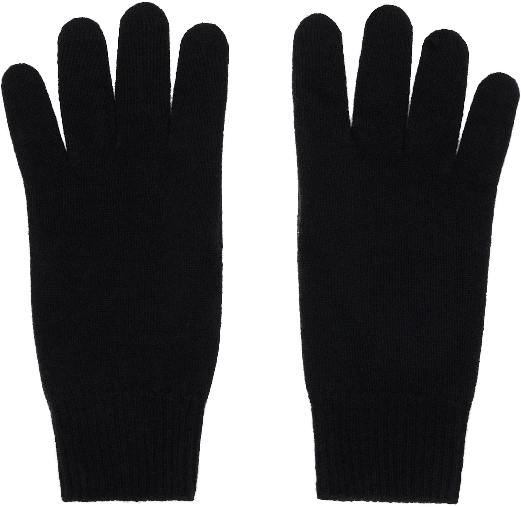 Black Leomarie Gloves by THE ROW