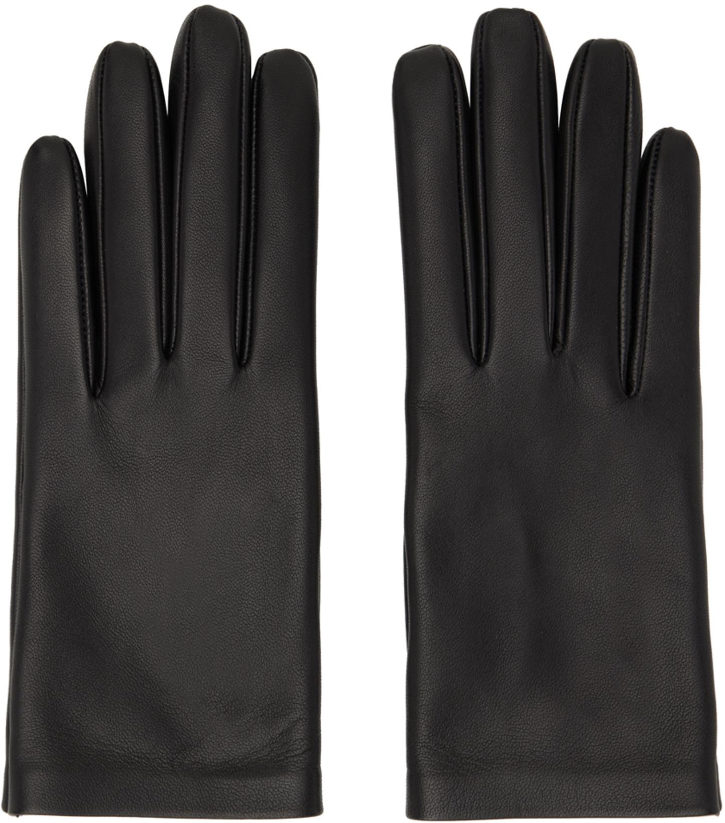 Black Lorella Gloves by THE ROW