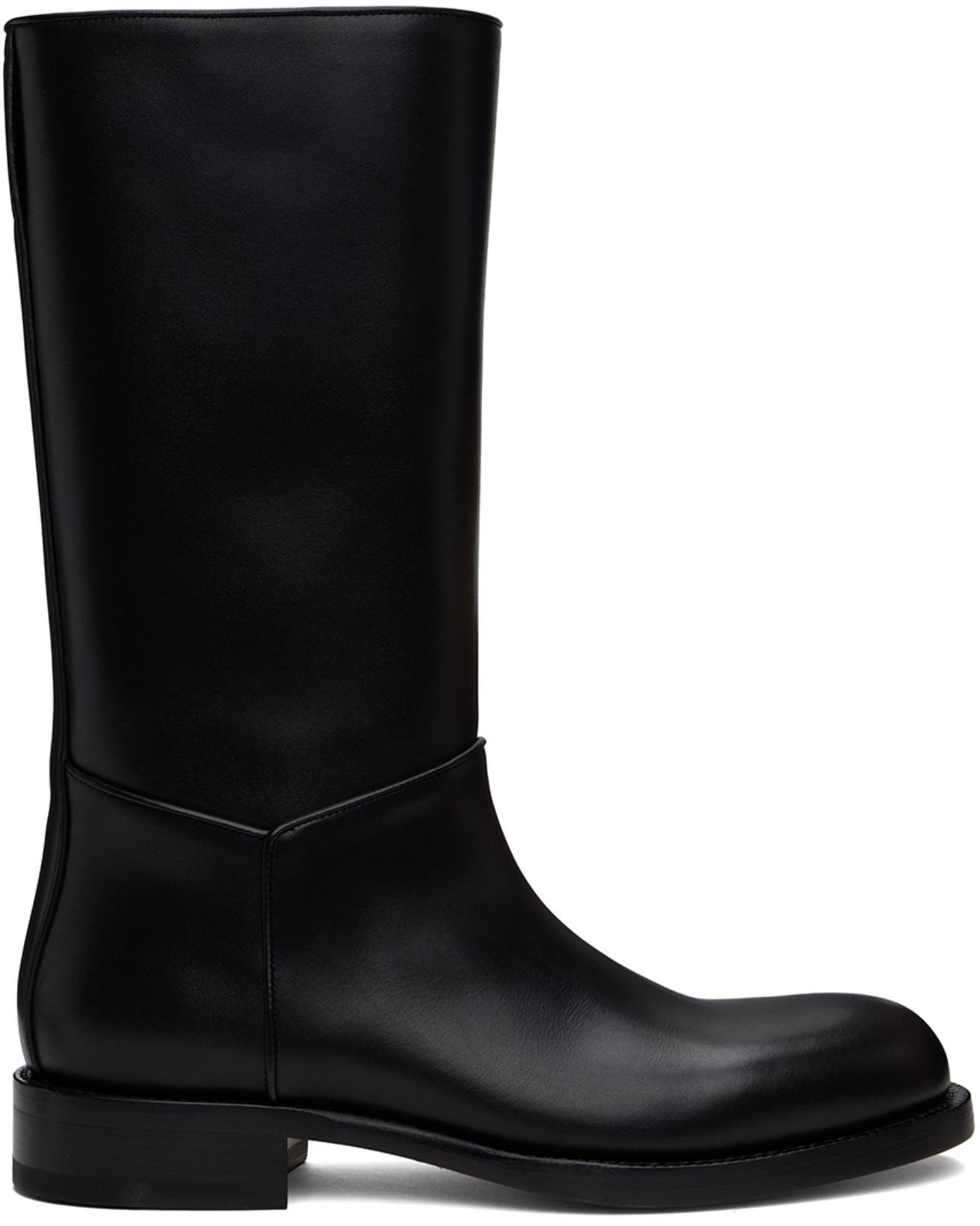Black Nobilis Riding Boots by THE ROW