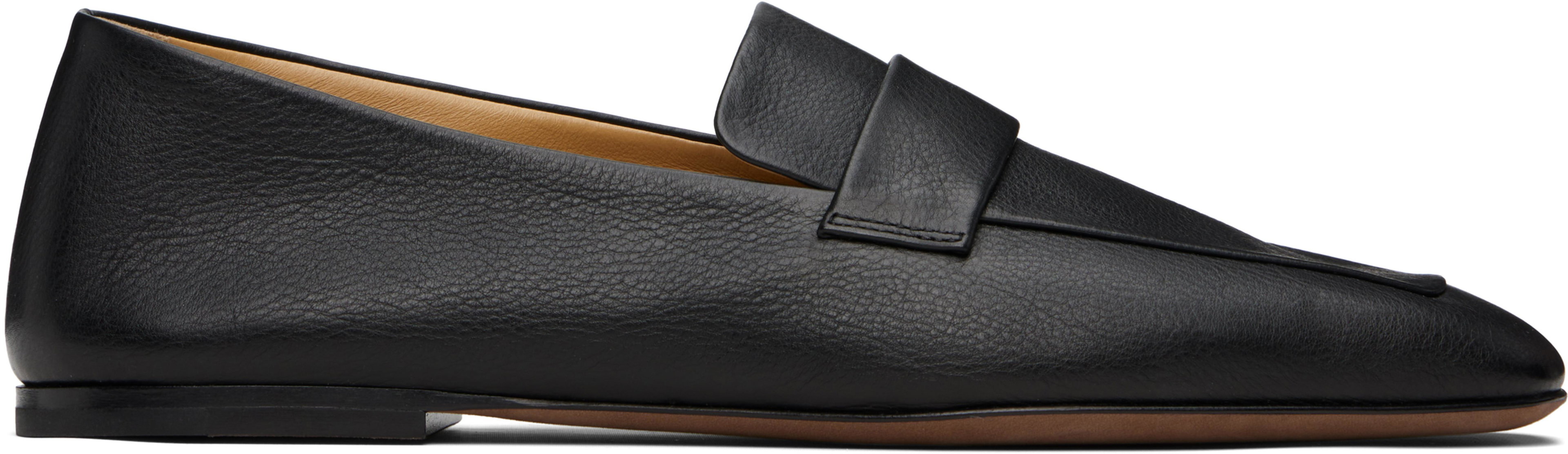 Black Square Loafers by THE ROW