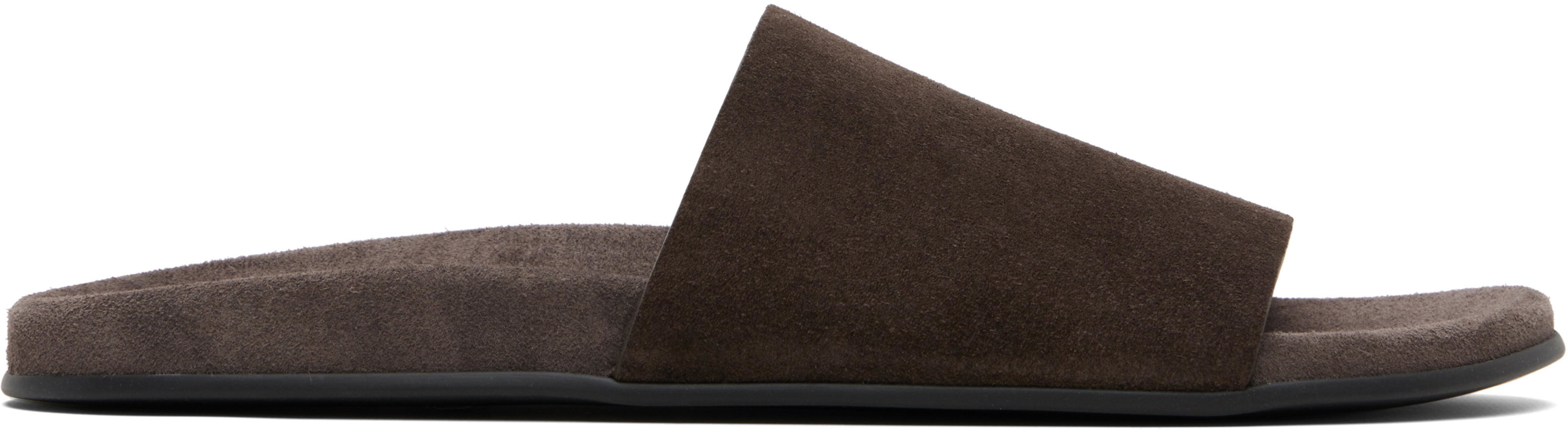 Brown Hugh Slides by THE ROW