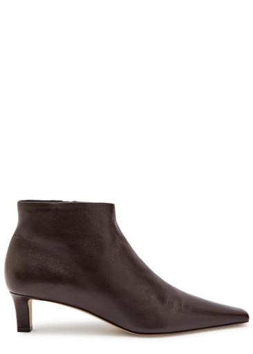 Carla 45 leather ankle boots by THE ROW