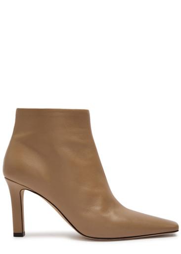Carla 80 leather ankle boots by THE ROW
