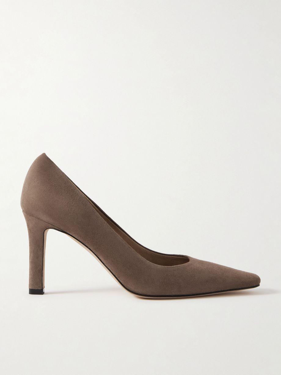 Carla suede pumps by THE ROW