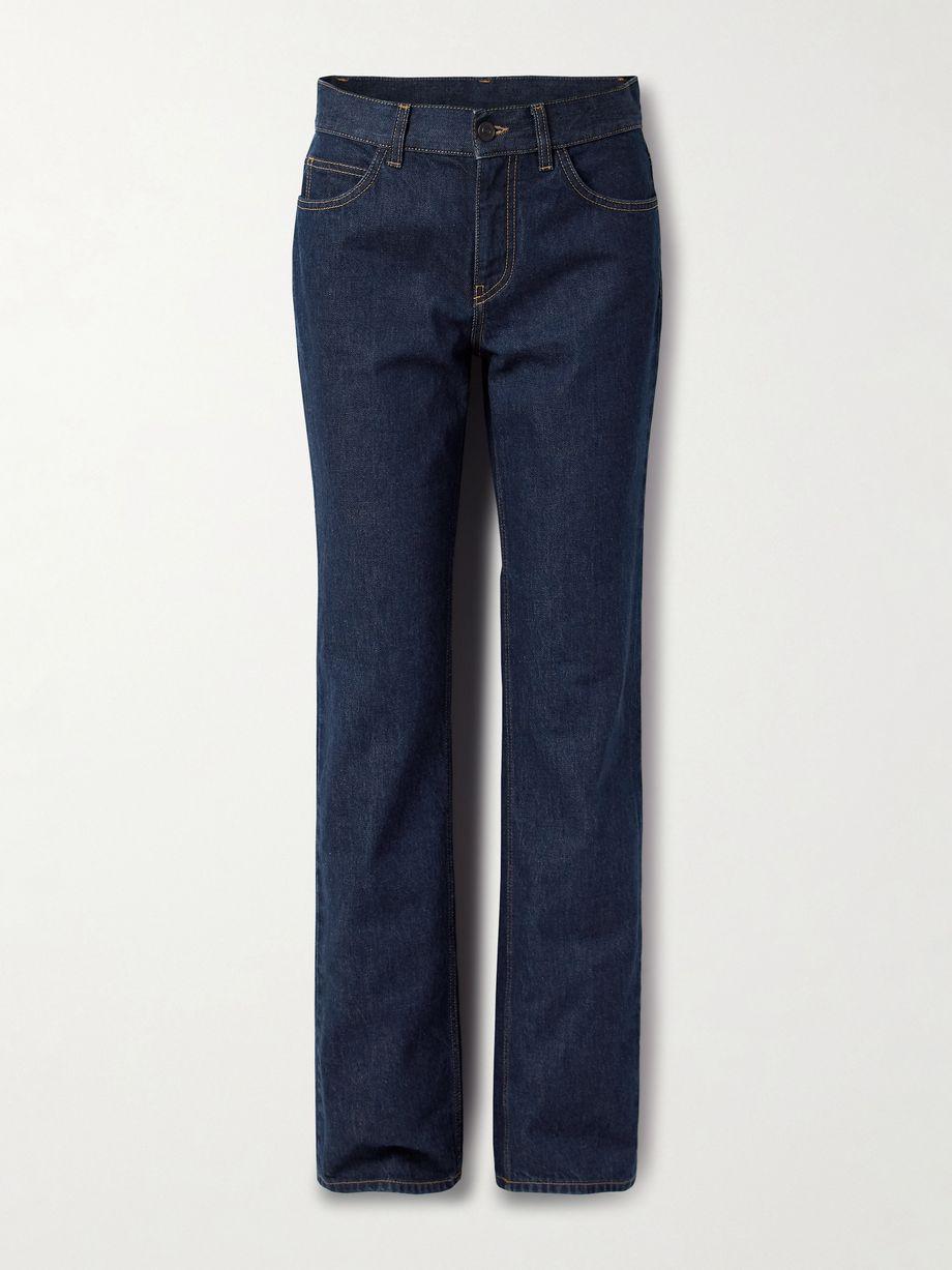 Carlyl high-rise straight-leg jeans by THE ROW
