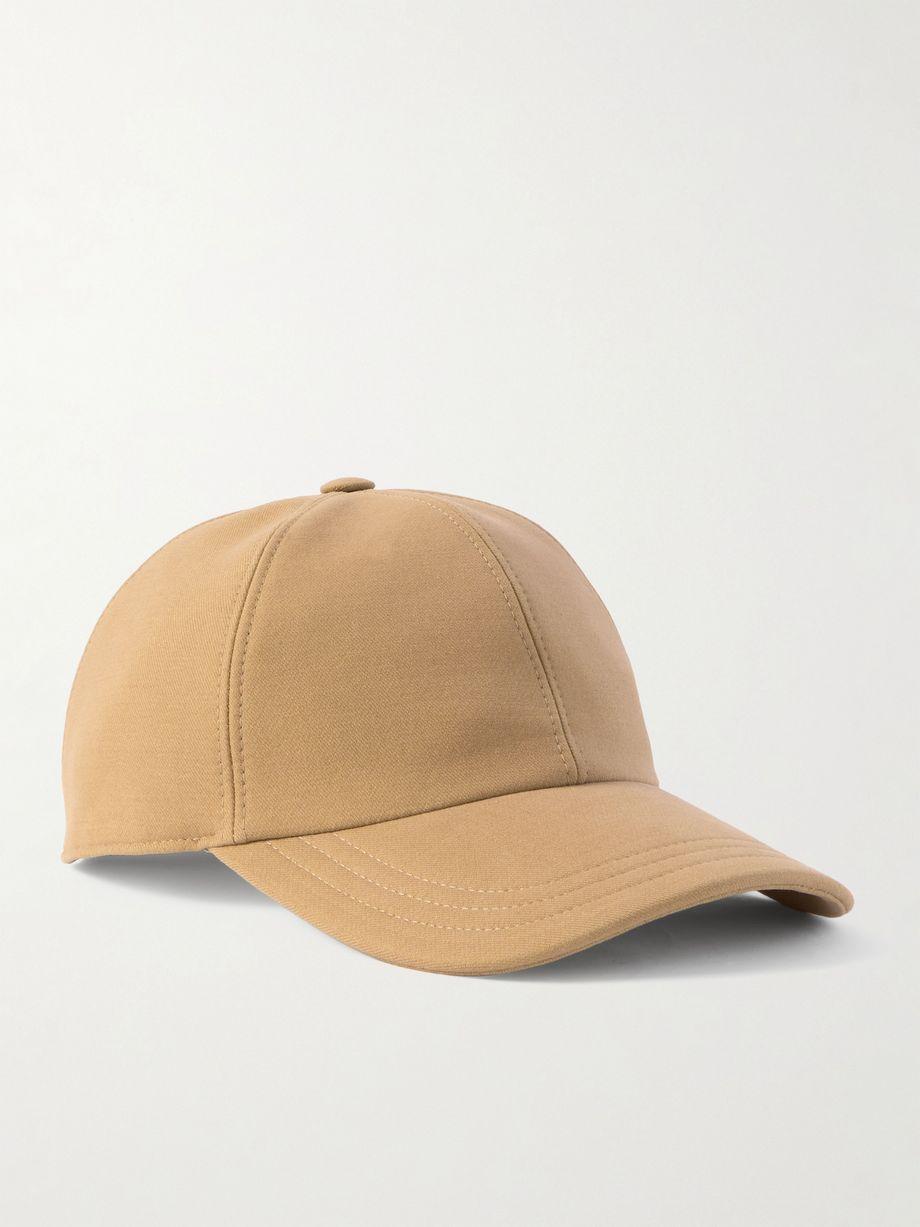 Caspian cotton and cashmere-blend baseball cap by THE ROW