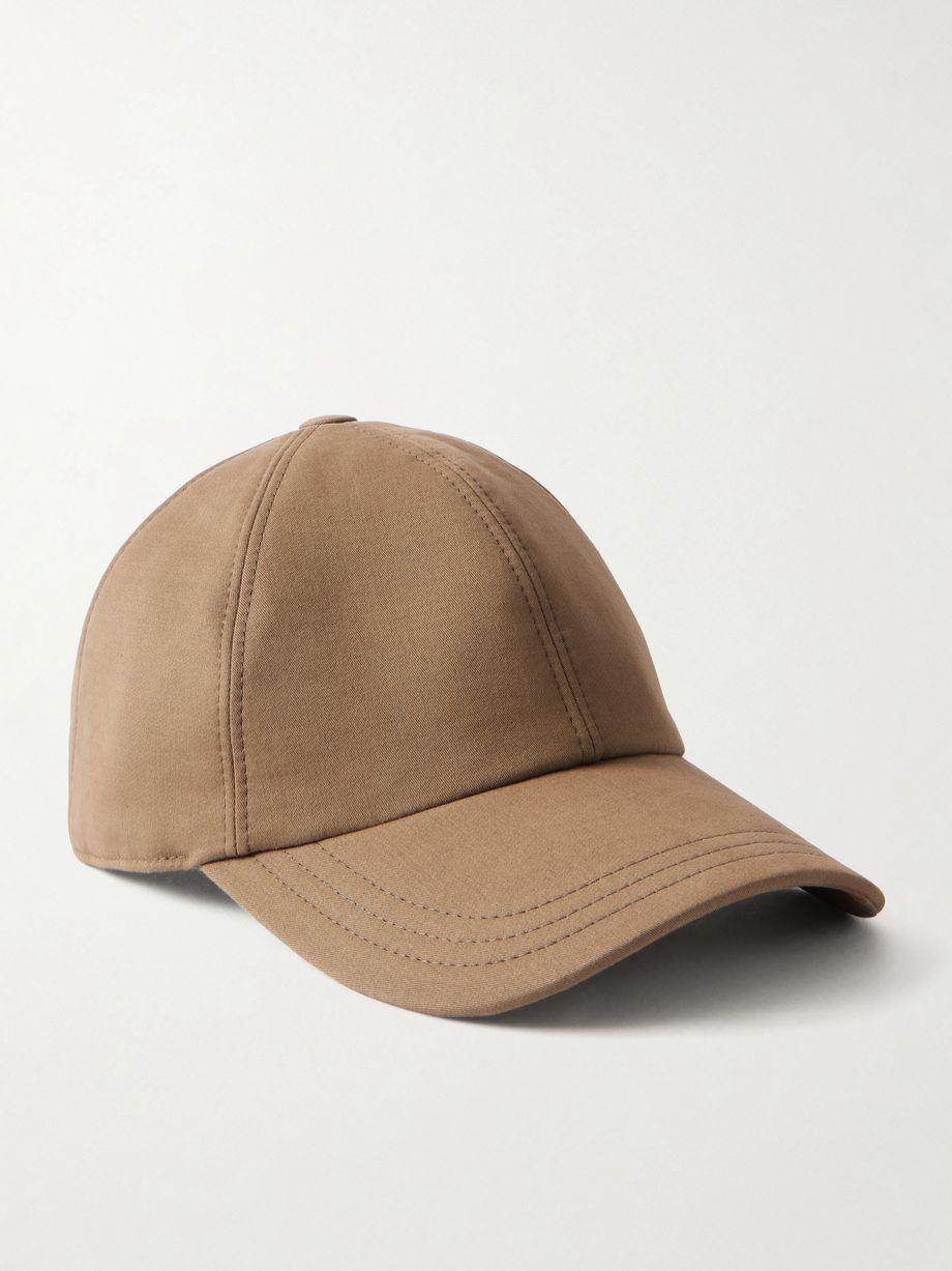 Caspian cotton and cashmere-blend baseball cap by THE ROW