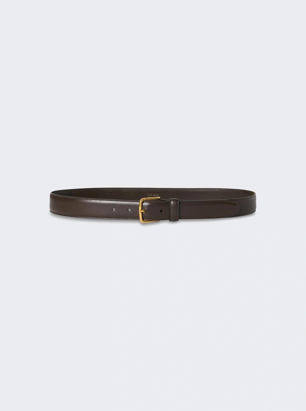 Classic Belt Dark Brown  | The Webster by THE ROW