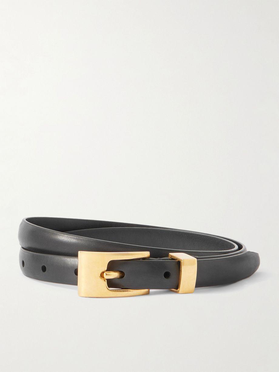 Downtown leather waist belt by THE ROW