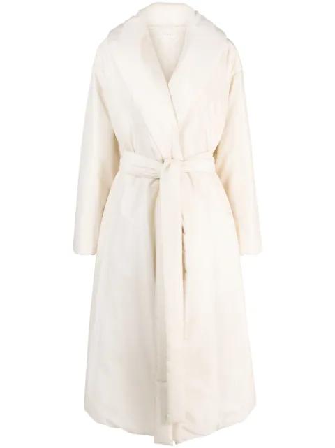 Francine tied-waist coat by THE ROW