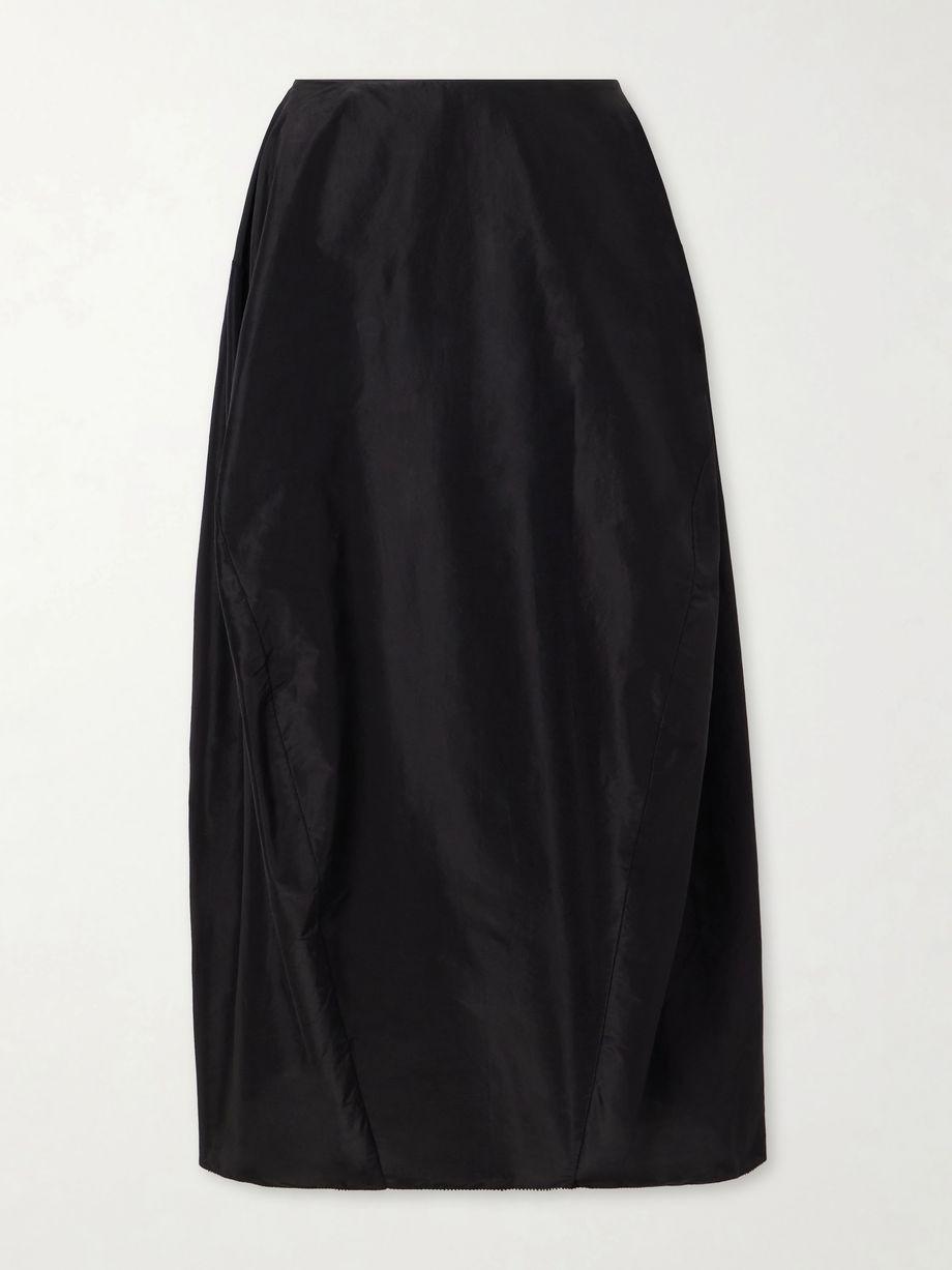 Galyra cotton and silk-blend taffeta maxi skirt by THE ROW