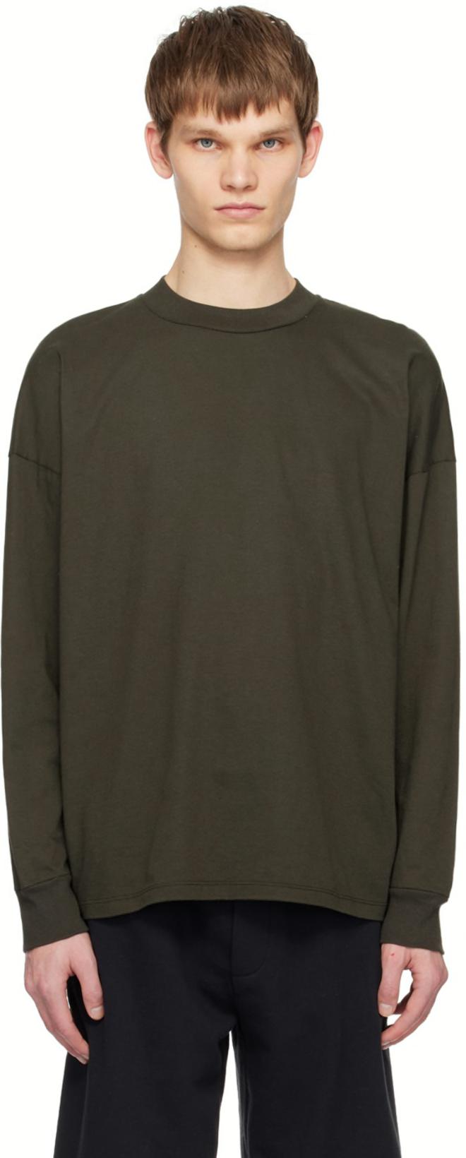 Gray Drago Long Sleeve T-Shirt by THE ROW
