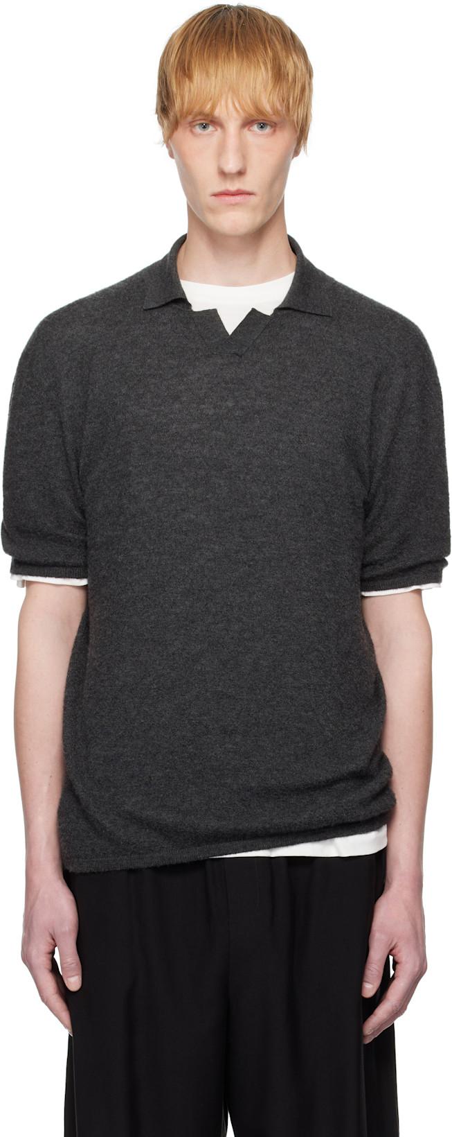 Gray Isao Polo by THE ROW