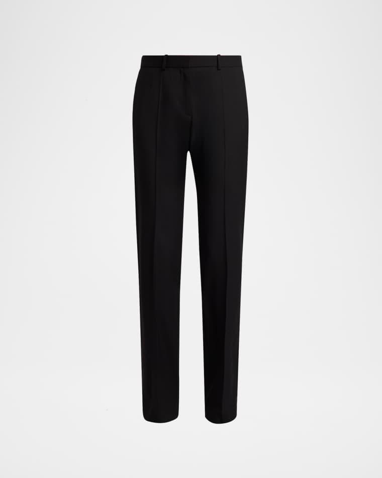 Hiram Straight-Leg Wool Pants by THE ROW