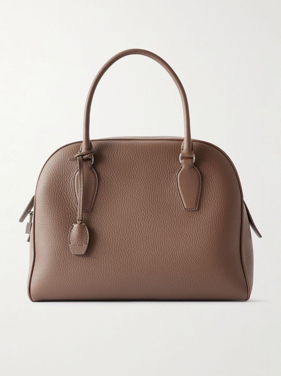 India textured-leather tote by THE ROW