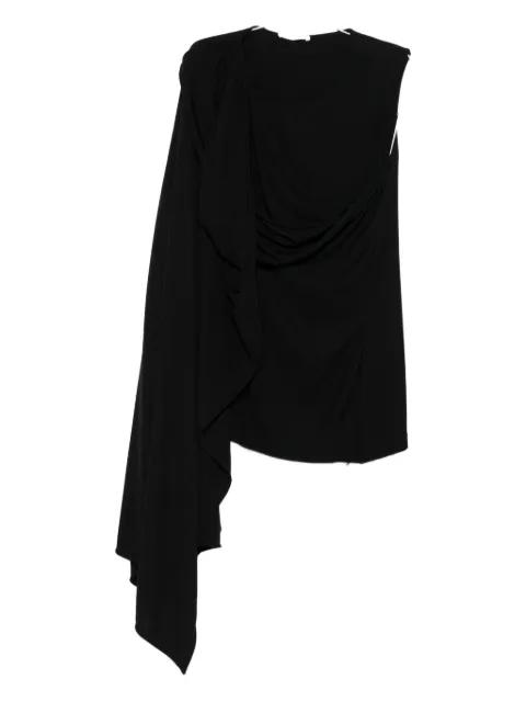 Isadra draped one-shoulder top by THE ROW