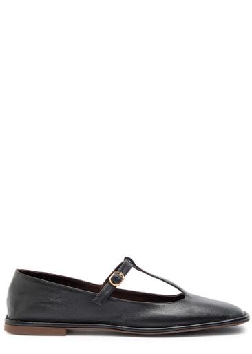 Leather Mary Jane flats by THE ROW