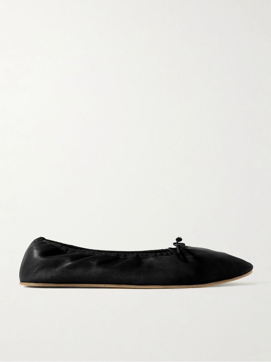 Leather ballet flats by THE ROW