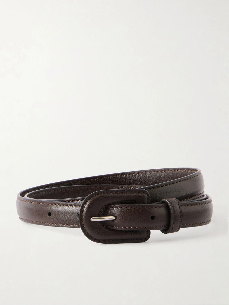 Leather belt by THE ROW