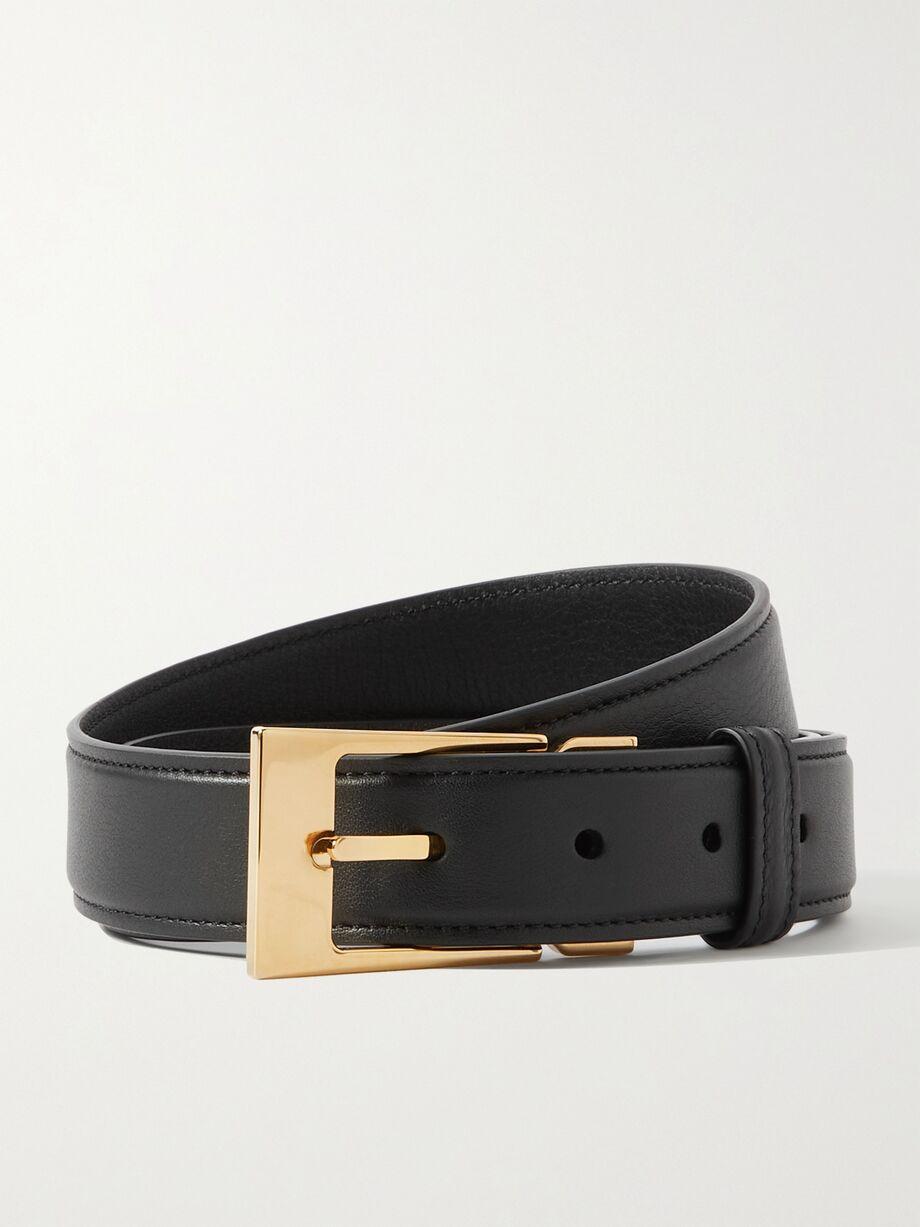 Leather belt by THE ROW