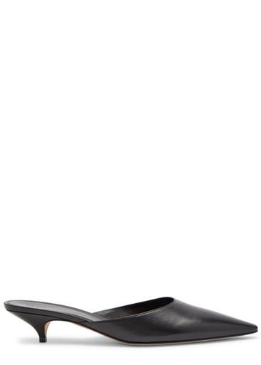 Liisa 35 leather mules by THE ROW