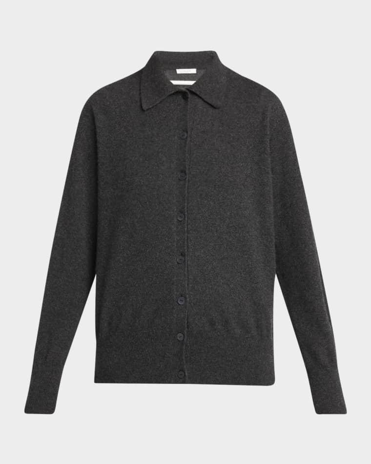 Lillia Cashmere Collared Cardigan by THE ROW