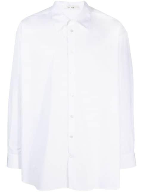 Lukre long-sleeve cotton shirt by THE ROW