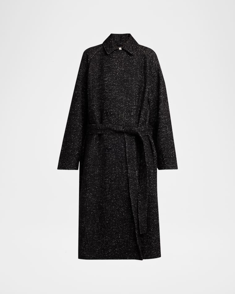 Macaria Belted Wool Oversized Coat by THE ROW