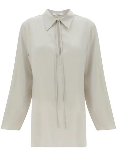 Malon silk blouse by THE ROW