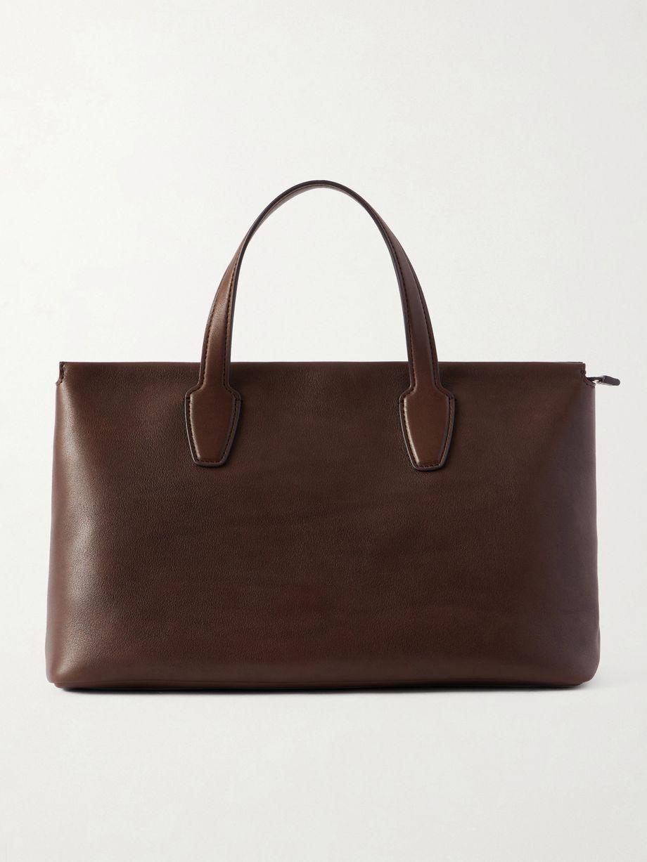 Marcel textured-leather tote bag by THE ROW