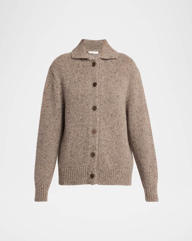 Mauri Cashmere Collared Cardigan by THE ROW