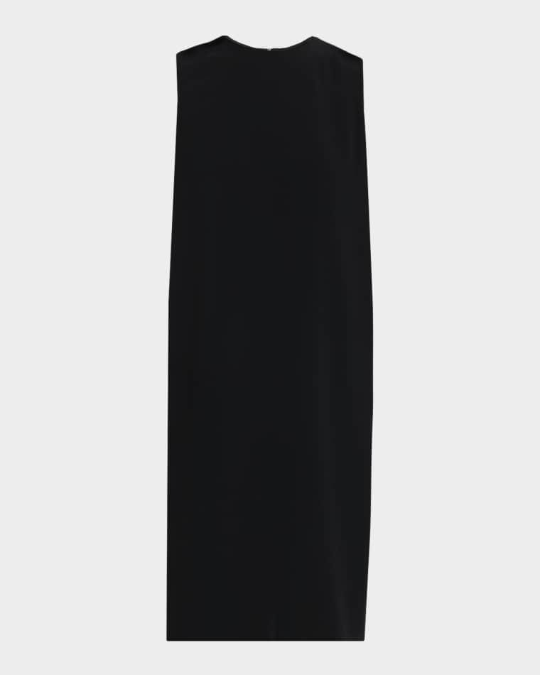 Mirna Sleeveless Midi Dress with Pockets by THE ROW