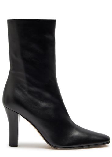 Mona 80 leather mid-calf boots by THE ROW