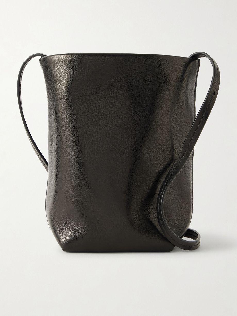 N/S Park textured-leather shoulder bag by THE ROW