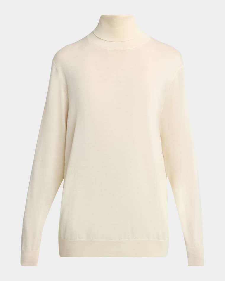 Nabari Cashmere Long-Sleeve Turtleneck Sweater by THE ROW