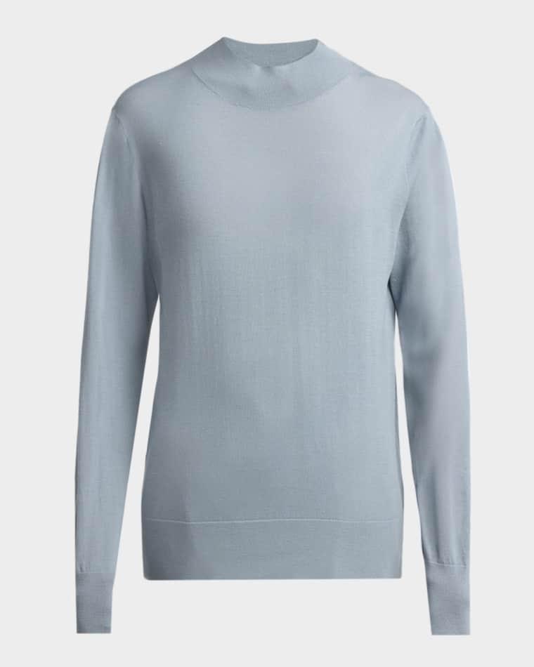 Nari Mock-Neck Merino Wool Sweater by THE ROW