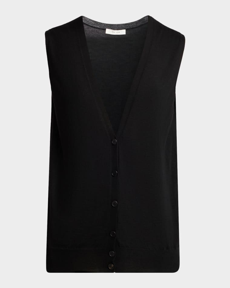 Neel Cashmere Cardigan Vest by THE ROW