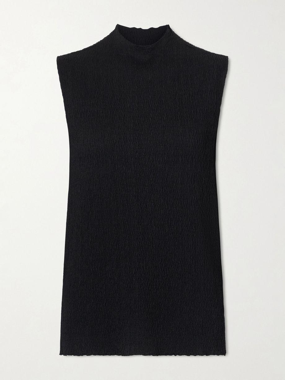 Oakson silk plissé turleneck sweater by THE ROW
