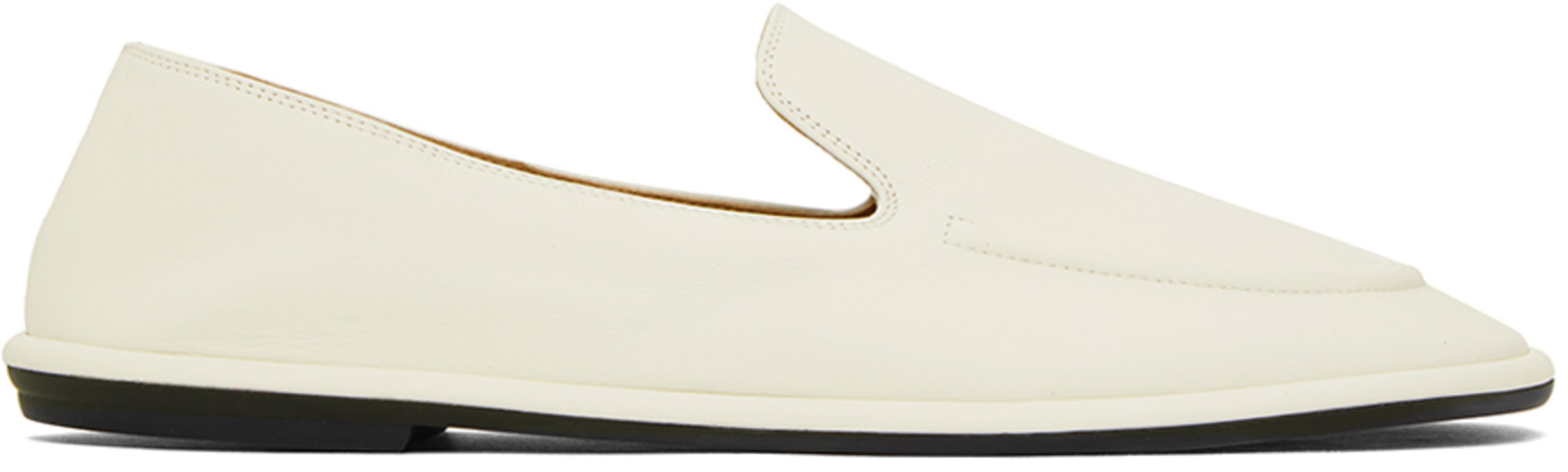 Off-White Canal Loafers by THE ROW