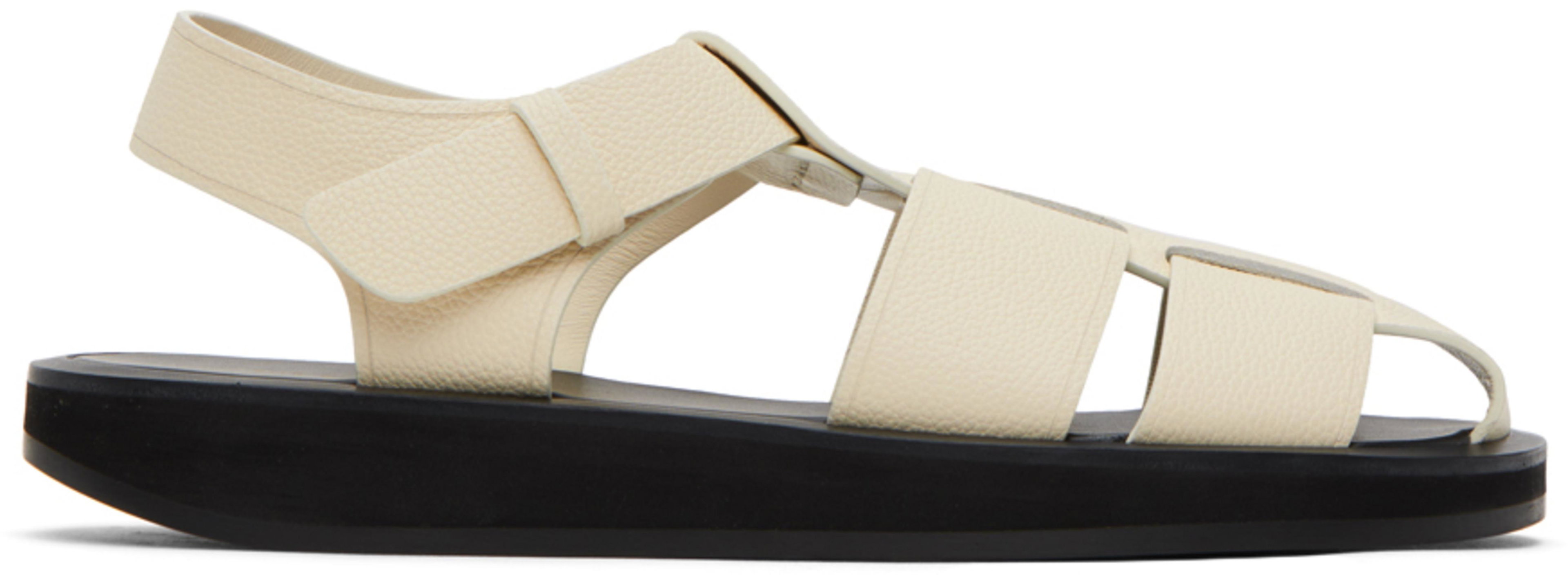 Off-White Fisherman Sandals by THE ROW