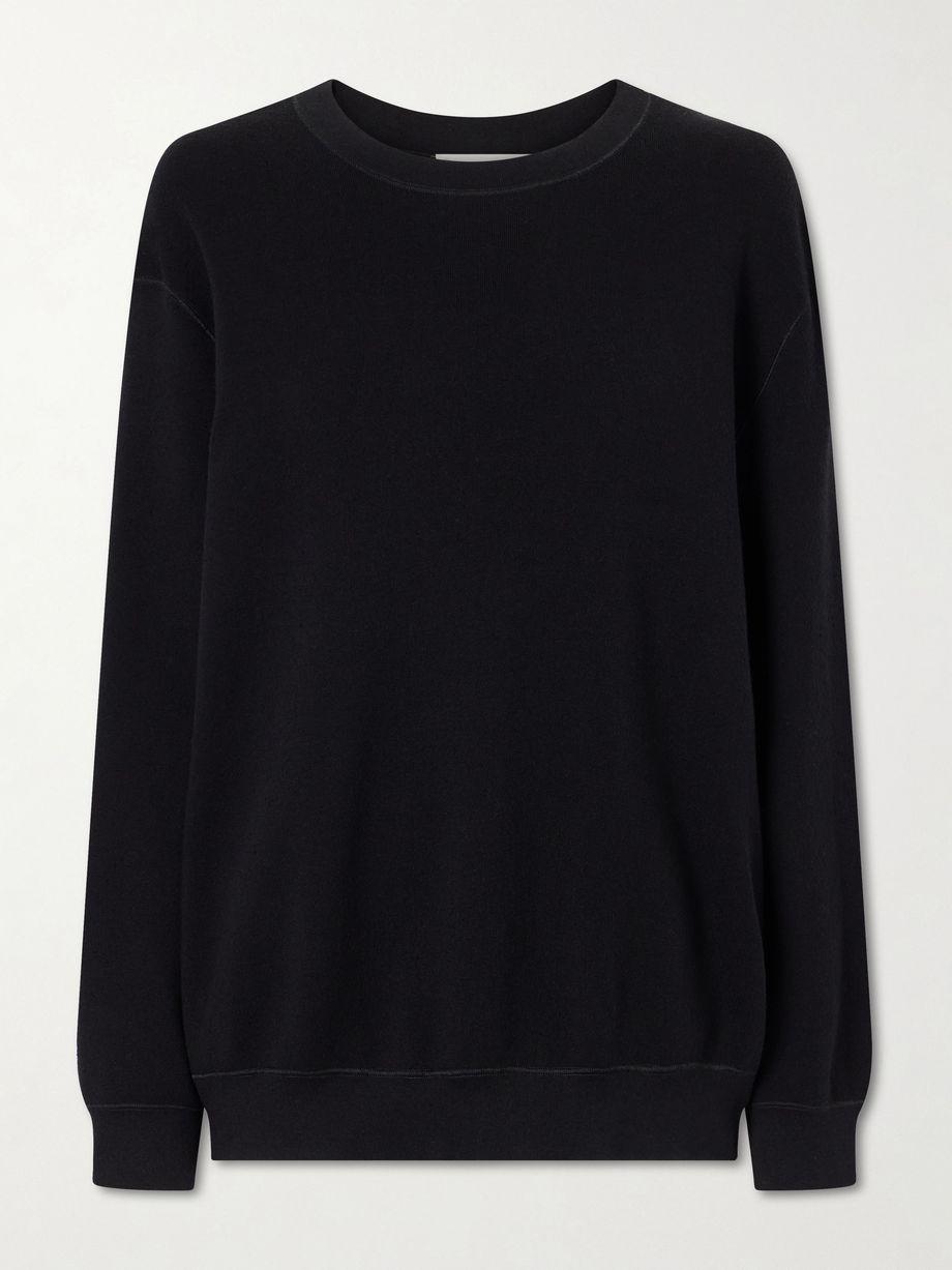 Ottilie silk and cotton-blend sweatshirt by THE ROW