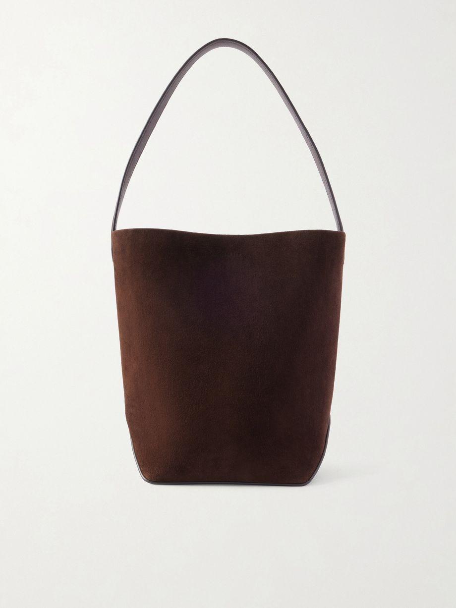 Park medium suede tote by THE ROW