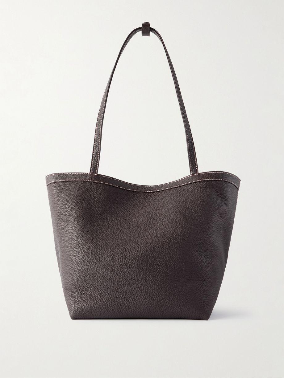 Park small textured-leather tote by THE ROW