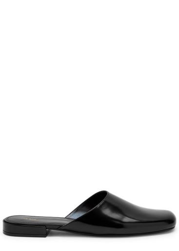 Penelope leather mules by THE ROW
